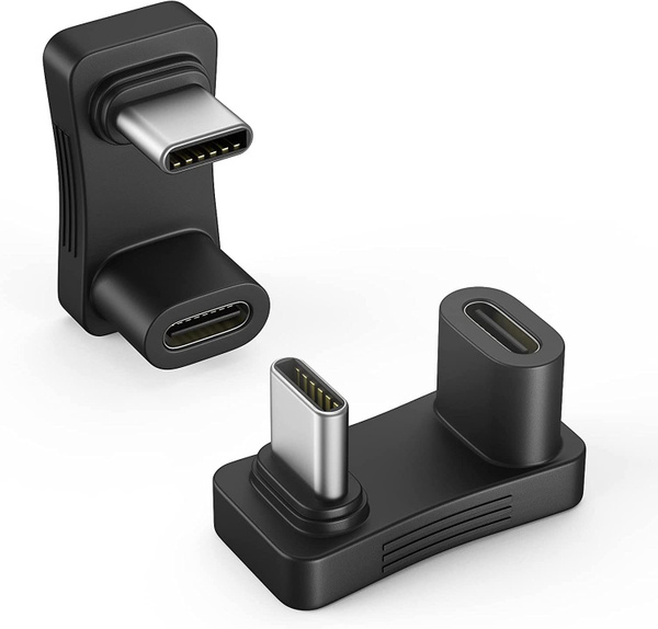 Адаптер USB C для быстрой зарядки, угловой адаптер типа C (2 шт ...