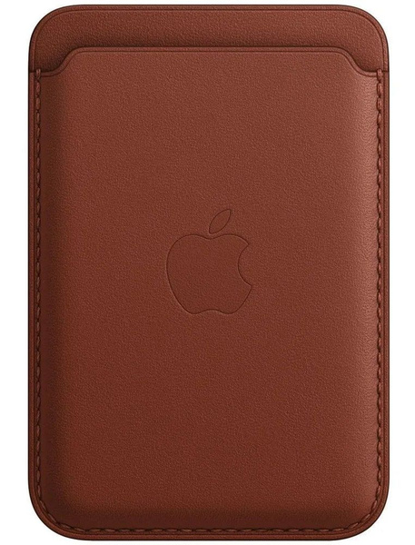 Картхолдер кожаный для Apple iPhone / Wallet MagSafe / Магнитный чехол ...
