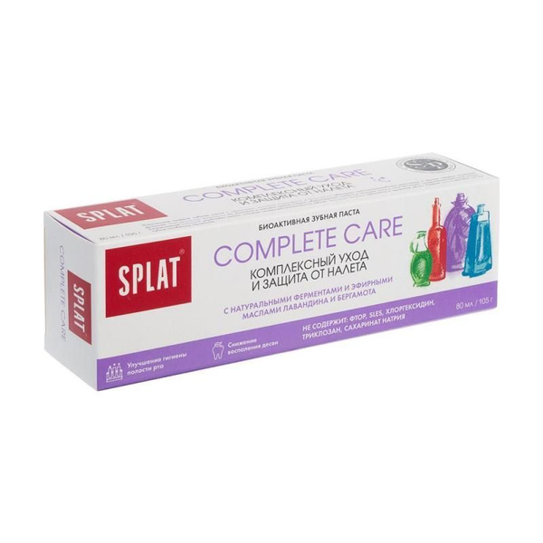 Зубная паста Splat COMPLETE CARE 80 г - купить с доставкой по выгодным ...