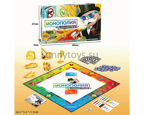 Настольная игра Монополия - купить с доставкой по выгодным ценам в ...