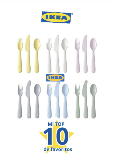 IKEA Набор столовых приборов, 18 предм. - купить с доставкой по ...