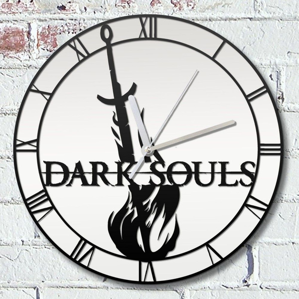 Настенные деревянные бесшумные часы Игры Dark Souls (Сигмайер, Арториас ...