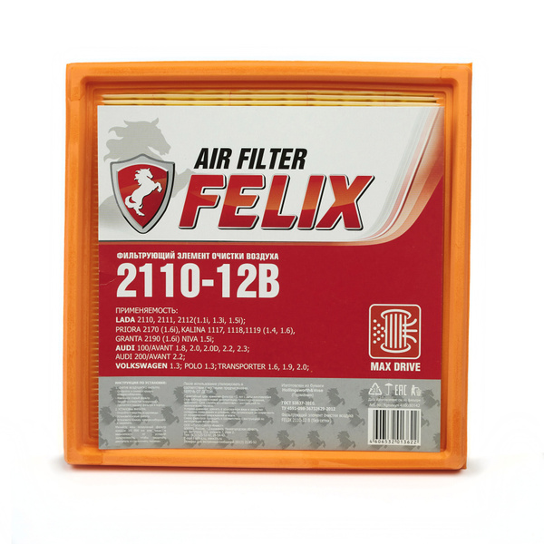 Фильтр воздушный FELIX ВАЗ 2110 (инж.) "Felix" без сетки - купить по ...