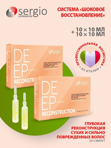 sergio professional Сыворотка для волос, 200 мл - купить с доставкой по ...