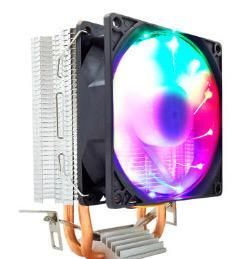 Кулер для процессоров Intel/AMD, с 2 тепловыми трубками. 3 pin - купить ...