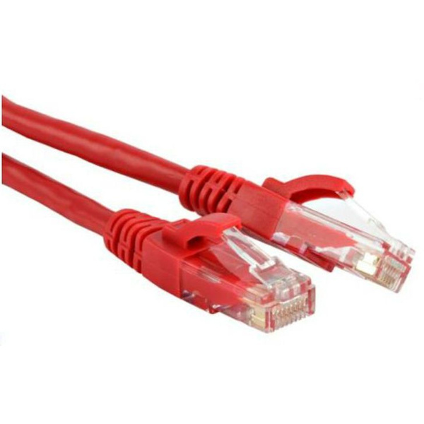 Кабель LANMASTER Патч-корд LAN-PC45/U5E-10-RD UTP вилка RJ-45-вилка RJ ...