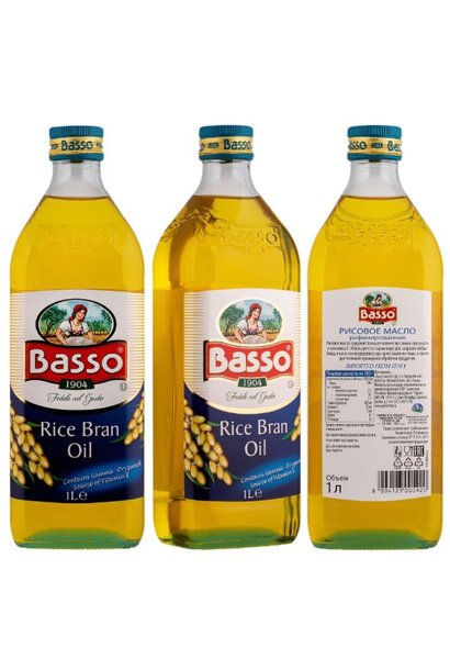 Масло рисовое Basso 1шт - 1000мл - купить с доставкой по выгодным ценам ...