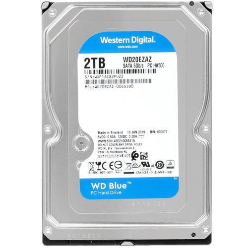 2 ТБ Внутренний жесткий диск Western Digital Blue (WD20EZAZ) (WD20EZAZ ...