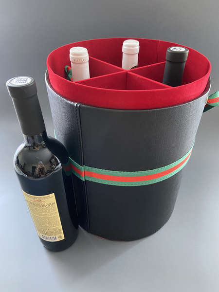 Тубус для вина на 4 бутылки 35*24.5*24.5 - купить по выгодной цене в ...