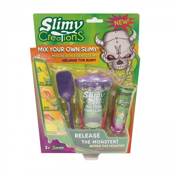 Слайм SLIMY 37314 Монстры с игрушкой, фиолетовый купить на OZON по ...