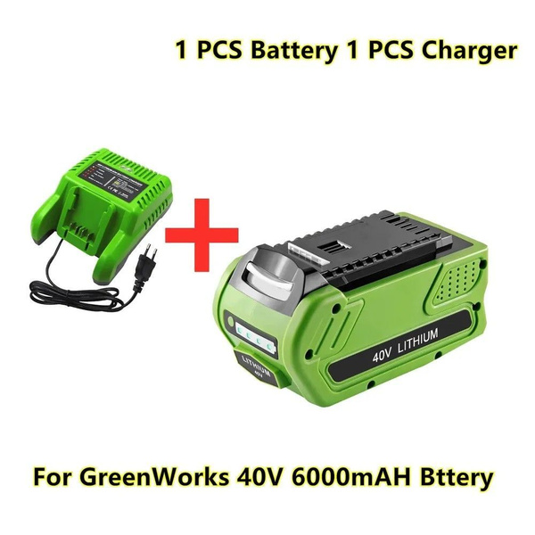 Аккумулятор для GreenWorks 40 В 6000 мАч (индикатор заряда) - купить с ...