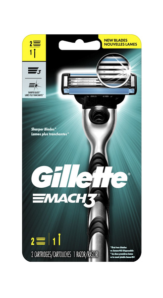 GILLETTE MACH3 Бритва с 2 сменными кассетами купить на OZON по низкой ...