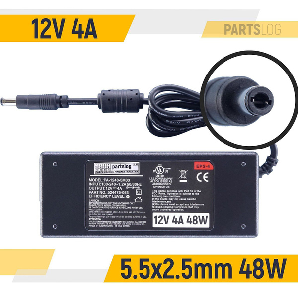 Адаптер для монитора HP X22LED 12V 4A 5.5x2.5mm 48W - купить по ...