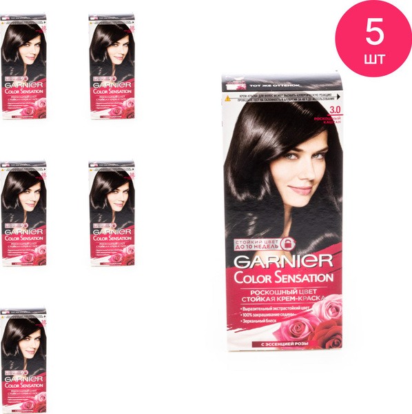 Garnier / Гарньер Роскошь цвета Крем-краска для волос стойкая тон 3.0 ...