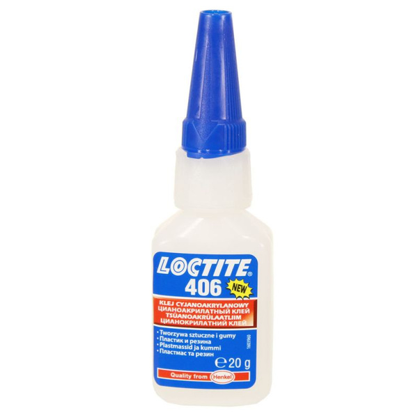 Клей моментальный цианоакрилатный для эластомеров и резины LOCTITE 406 ...