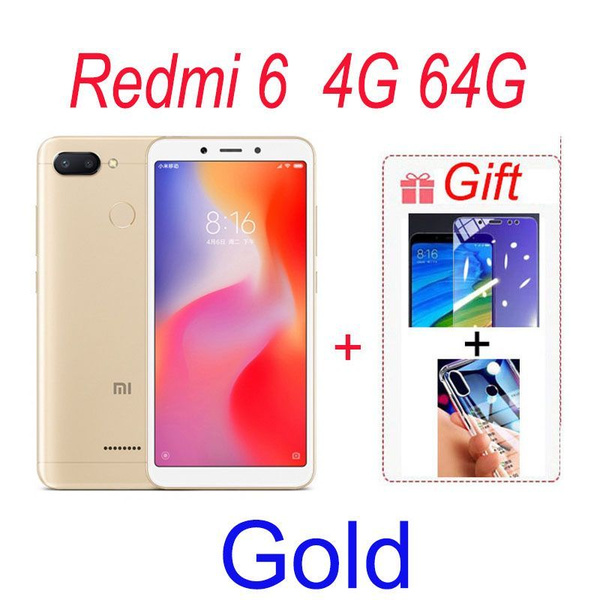 Смартфон Redmi Оригинальный 6 3GB 32GB /4GB 64GB 3000mAh 6,6 дюйма ...