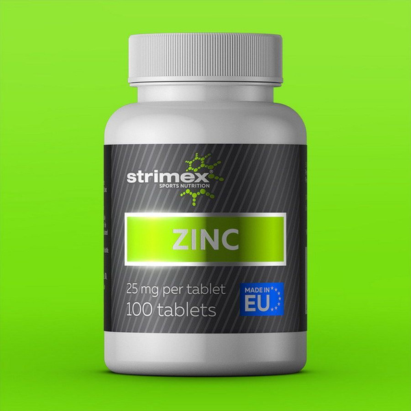 Цинк Strimex Zinc 100 таблеток - купить с доставкой по выгодным ценам в ...