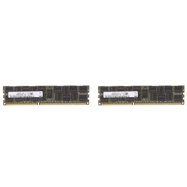 2X DDR3 16 ГБ 1600 МГц RECC Ram PC3-12800 Память 240Pin 2RX4 1.35V REG ...