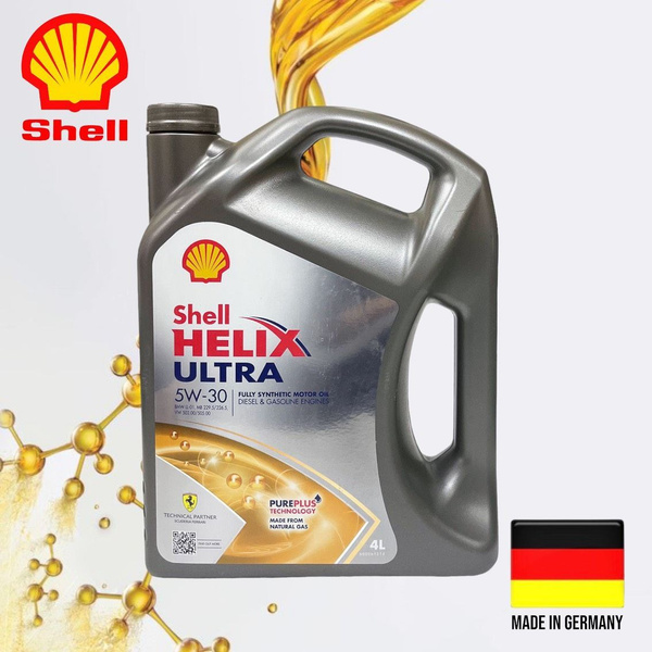 Масло моторное Shell HELIX ULTRA 5W-30 Синтетическое 4 л 550046268 ...