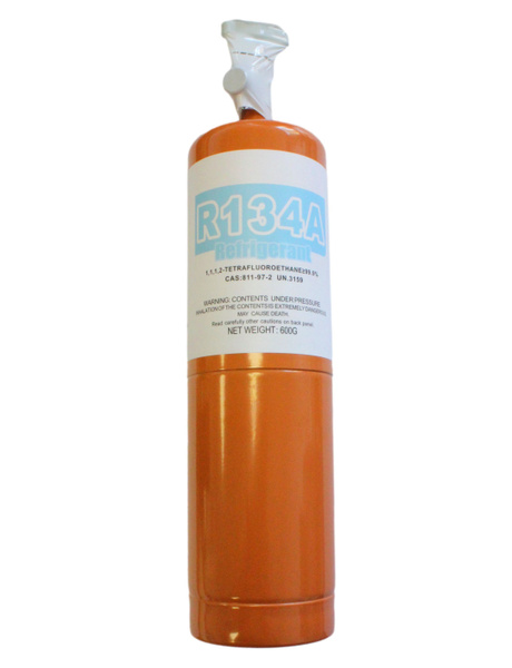 Фреон (хладагент) R-134А (600г) с клапаном под заправку и вентилем ...