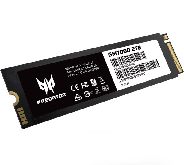 2 ТБ Внутренний SSD-диск Acer Predator GM7000/PCIe 4.0/TLC/NVMe M.2 ...