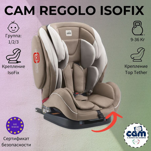 CAM Автокресло группа 1/2/3 (9-36 кг) - купить с доставкой по выгодным ...