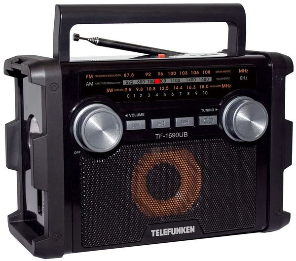 Радиоприемник Telefunken TF-1690UB, черный купить по низкой цене с ...