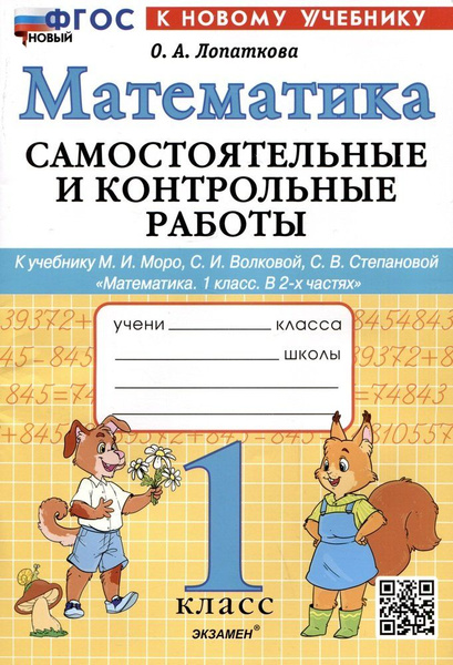 Математика. 1 класс. Самостоятельные и контрольные работы. К учебнику М ...