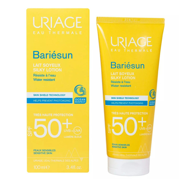 URIAGE, Bariesun Молочко Шелковистое солнцезащитное SPF 50+ 100мл ...