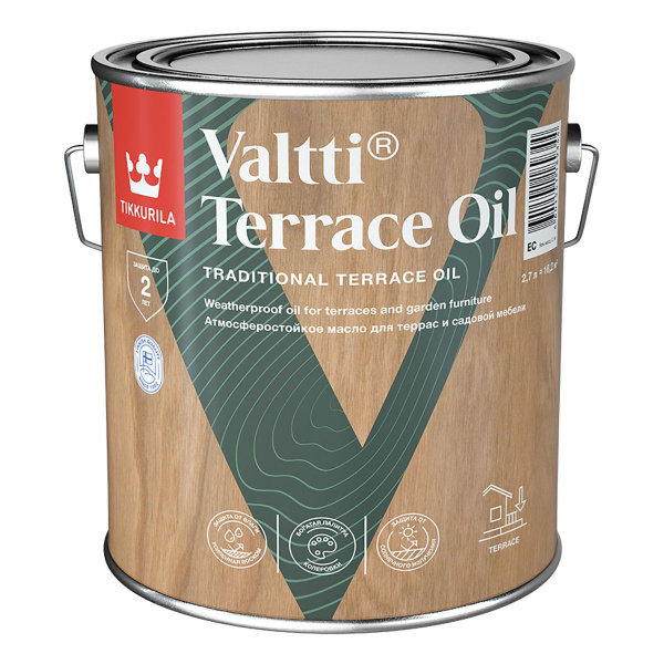 TIKKURILA VALTTI TERRACE OIL / Тиккурила Валтти Террас Ойл масло для ...