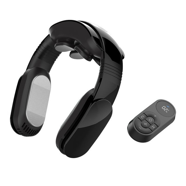 Массажер для шеи с подогревом, портативный электрический массажер для ...