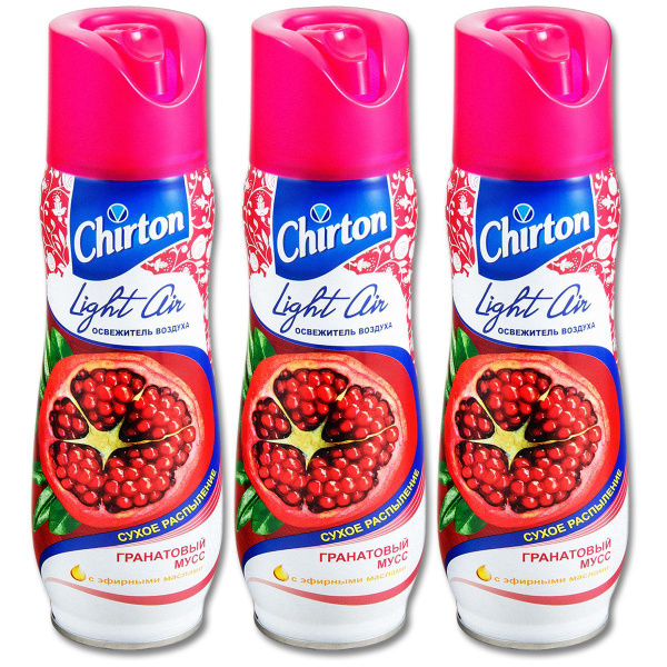 Chirton Освежитель воздуха сухое распыление Чиртон "Гранатовый мусс ...