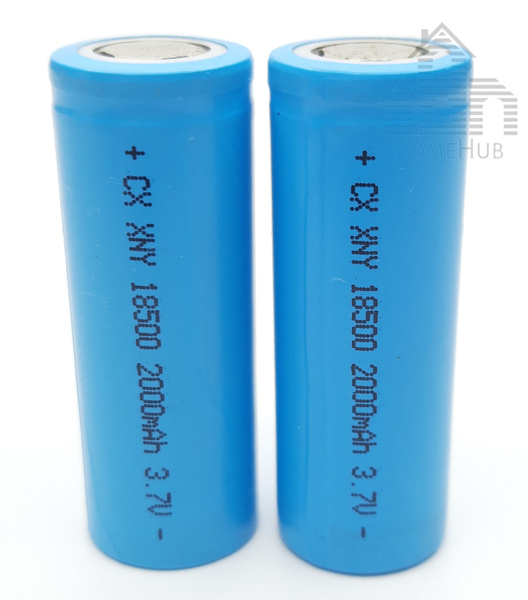 Аккумулятор 18500 Li-ion, 3.7V, 2000mAh, 2шт купить на OZON по низкой ...