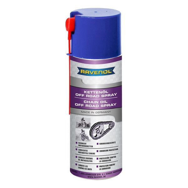 RAVENOL Chain Oil OFF Road Spray проникающая смазка для цепей 400 мл ...