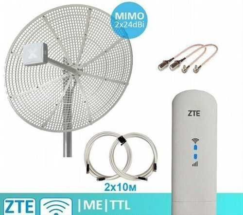 Готовый комплект для усиления мобильного 3G 4G LTE интернета на даче ...