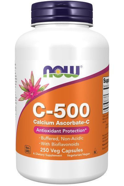 Аскорбат кальция NOW C-500 Calcium Ascorbate-C (250 капс) - купить с ...