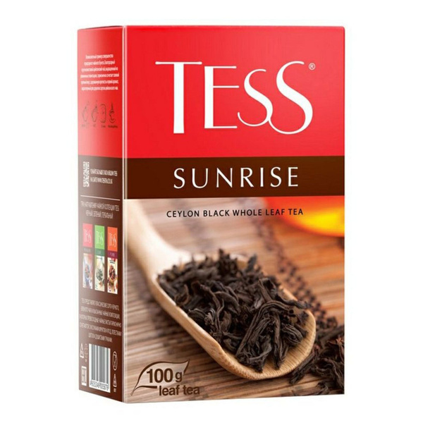 Чай черный Tess Sunrise листовой 100 г - купить с доставкой по выгодным ...