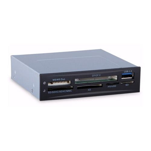 Картридер USB3.0 ExeGate CR-611U3 (внутренний 3.5, мультиформатный: SD ...