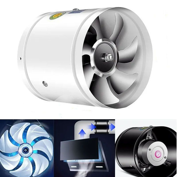 Вытяжной вентилятор воздуховода перегара кухни сильный круглый 4 дюйма ...