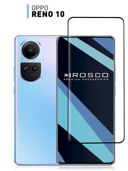 Защитное стекло для Oppo Reno 10 (Оппо Рено 10) с олеофобным покрытием ...