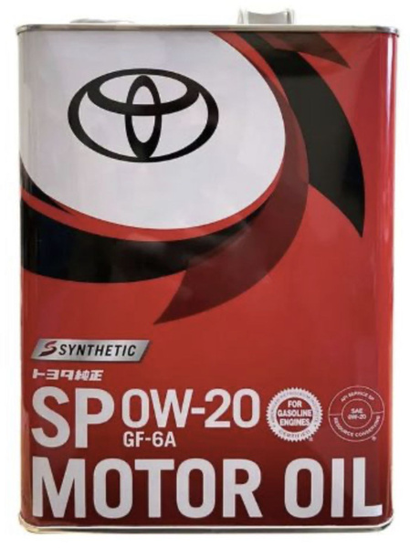 Масло моторное TCL Toyota_ Motor Oil SP 0W-20 Синтетическое 4 л 08880 ...