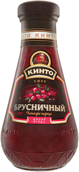 Соус брусничный "Четыре перца", Кинто, 320 г, Россия - купить с ...