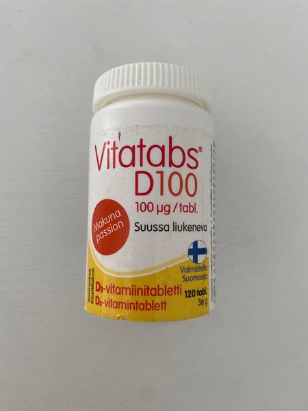 Витамины VITATABS D100 100мкг 120 таблеток Финляндия - купить с ...