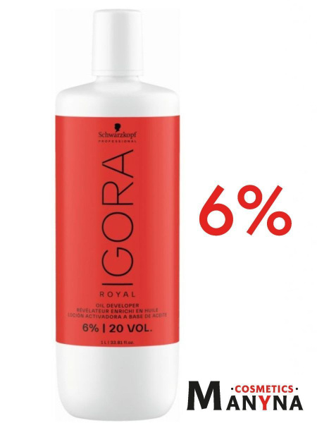 Schwarzkopf Окислитель 6%, 1000 мл - купить с доставкой по выгодным ...