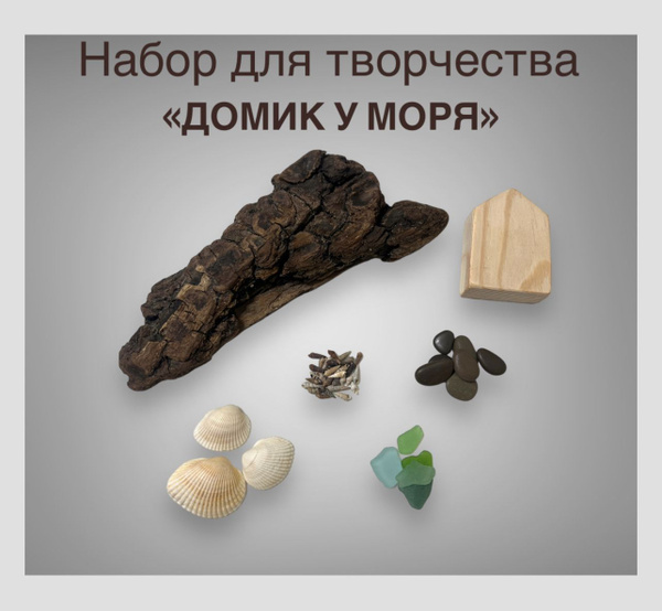 Набор для творчества из природных материалов Дрифтвуд Набор для поделки ...