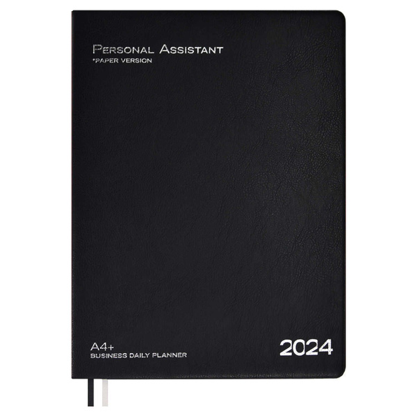 Ежедневник датированный 2024 , формат А4+, черный - купить с доставкой ...