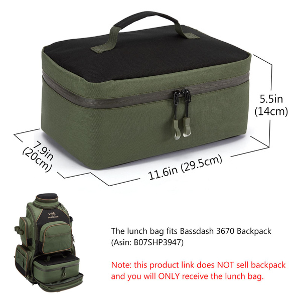 Изолированная сумка для обеда Bassdash, водонепроницаемая портативная ...