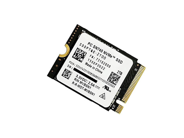 ПК SN740 2 ТБ M.2 2230 SSD NVMe PCIe 4x4 для ноутбука Steam Deck ASUS ...