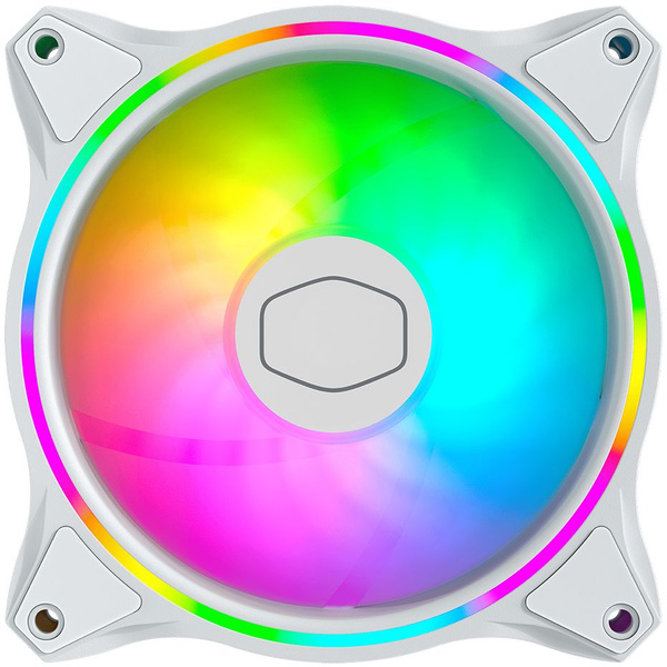 Вентилятор коробки cooler master mf140 halo argb 14см rgb 5v/3pin ...