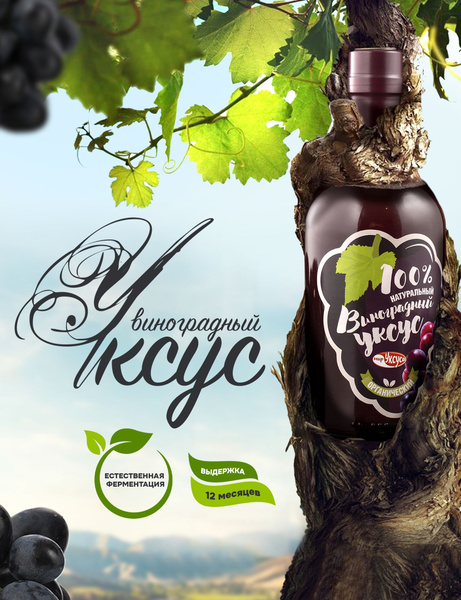мир Уксуса Уксус Винный 6% 500мл. 1шт - купить с доставкой по выгодным ...